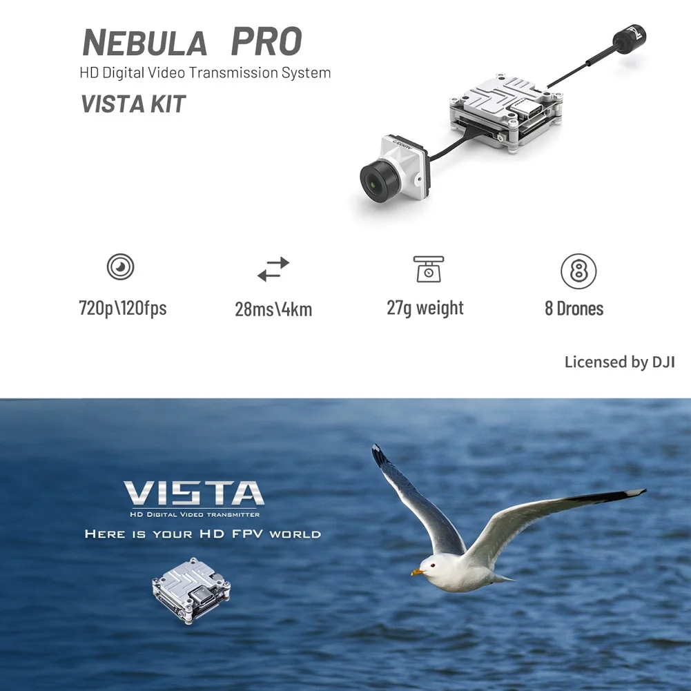 طقم Caddx Nebula Pro Vista الم - مراجعة Caddx Vista Nebula Pro Digital Kit وسعره